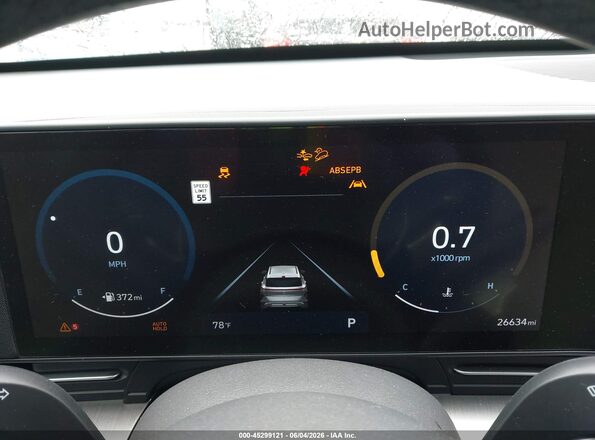 KM8HC3AB1RU149286 2024 HYUNDAI KONA Gray Widok tylnych siedzeń