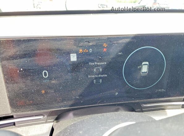 KM8HC3AB6RU059955 2024 HYUNDAI KONA Gray Սարքավորումների վահանակի տեսք