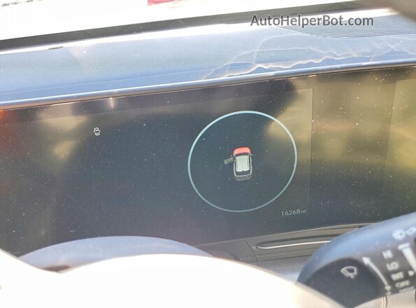 KM8HC3AB9RU087412 2024 HYUNDAI KONA White Vista del cuadro de instrumentos