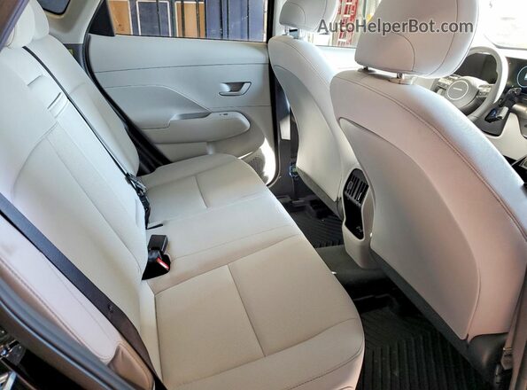 KM8HCCAB2SU322416 2025 HYUNDAI KONA Black Вид задніх сидінь