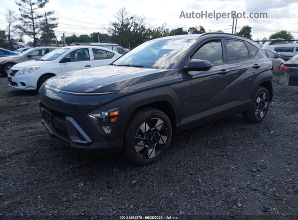 KM8HCCAB4RU168818 2024 HYUNDAI KONA Black წინა მარცხენა ხედი სამი მეოთხედიდან