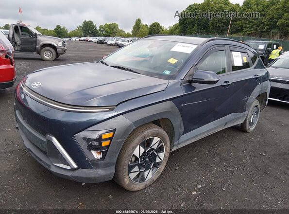 KM8HCCAB5RU102911 2024 HYUNDAI KONA Синий Передняя левая четверть