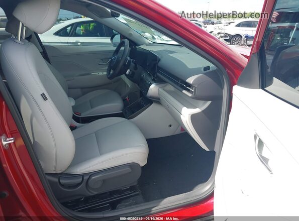 KM8HE3A39RU093200 2024 HYUNDAI KONA Red Front interior view
