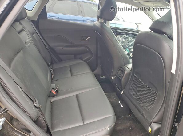 KM8HE3A3XRU028596 2024 HYUNDAI KONA Black უკანა სავარძლების ხედი