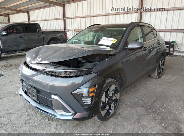 KM8HECA36RU172825 2024 HYUNDAI KONA Gray Front left