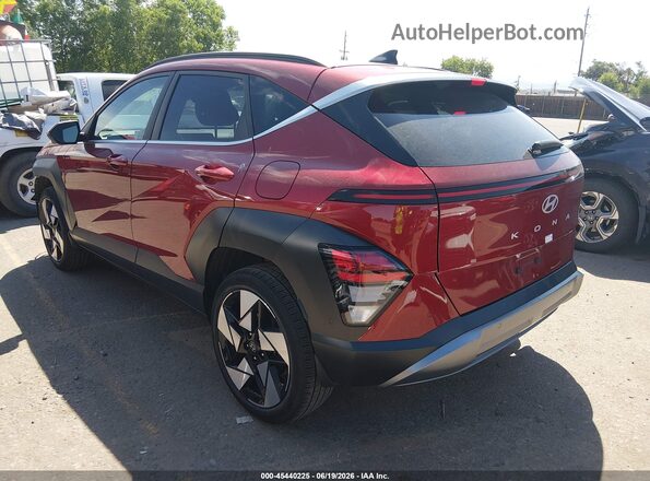 KM8HECA37SU210049 2025 HYUNDAI KONA Red Tył lewy