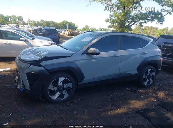 KM8HECA38RU052475 2024 HYUNDAI KONA Gray 360 interior view