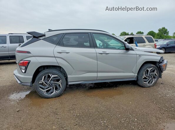 KM8HECA39RU038536 2024 HYUNDAI KONA Серый Задняя правая четверть