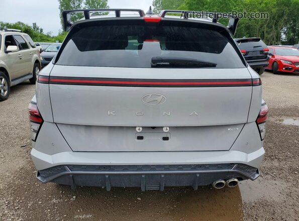 KM8HECA39RU038536 2024 HYUNDAI KONA Серый Вид сзади