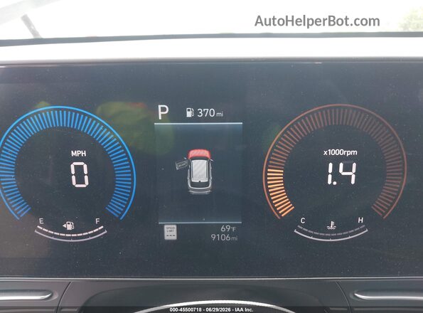KM8HF3AB2TU443424 2026 HYUNDAI KONA Gray Vista de los asientos traseros