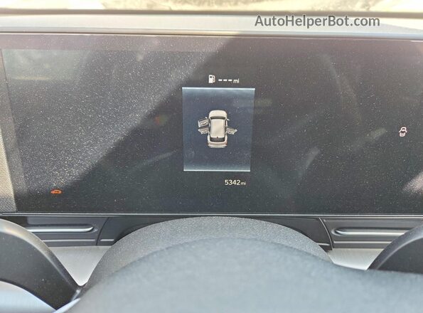 KM8HF3AB8TU357499 2026 HYUNDAI KONA White Vista del cuadro de instrumentos