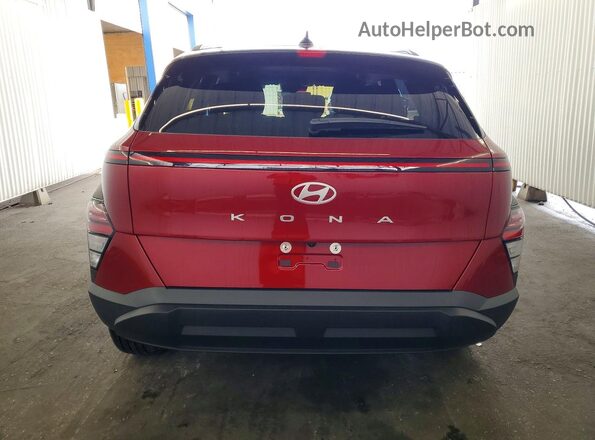 KM8HF3AB9TU425812 2026 HYUNDAI KONA Red Հետևի տեսք