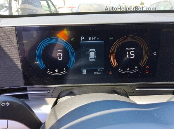 KM8HF3AB9TU431089 2026 HYUNDAI KONA Red Widok zestawu wskaźników