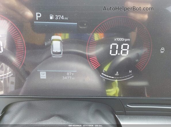 KM8HFCAB8TU384816 2026 HYUNDAI KONA Gray უკანა სავარძლების ხედი