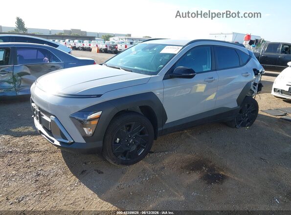 KM8HFCAB8TU384816 2026 HYUNDAI KONA Gray წინა მარცხენა ხედი სამი მეოთხედიდან