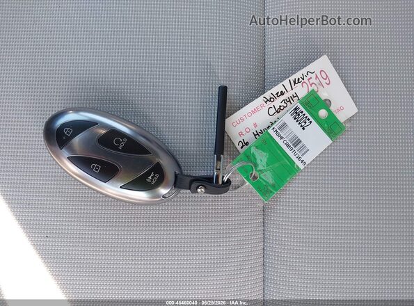 KM8HFCAB9TU364932 2026 HYUNDAI KONA Gray Առջևի վահանակի տեսք