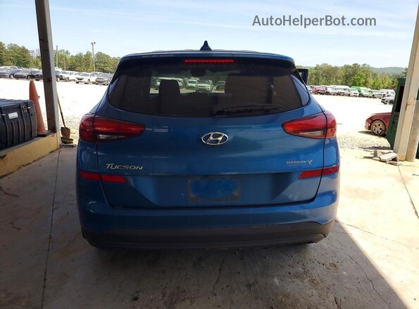 KM8J23A40KU079016 2019 HYUNDAI TUCSON Blue Հետևի տեսք