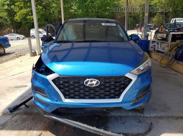 KM8J23A40KU079016 2019 HYUNDAI TUCSON Blue Դիմացի տեսք