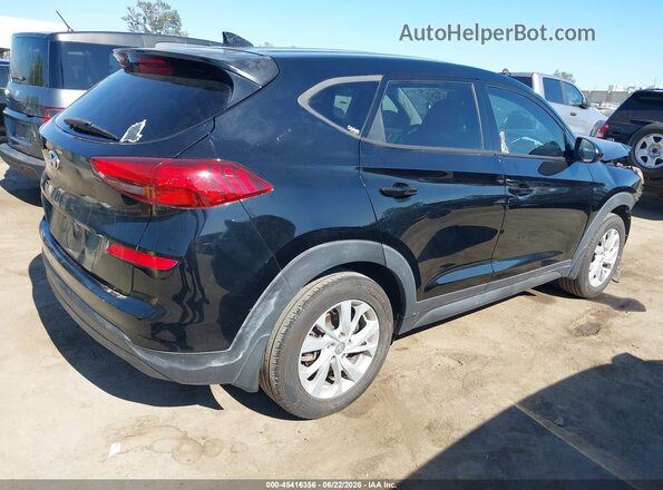 KM8J23A40LU106023 2020 HYUNDAI TUCSON Черный Задняя правая четверть