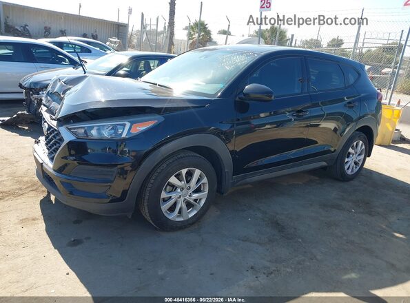 KM8J23A40LU106023 2020 HYUNDAI TUCSON Черный Передняя левая четверть