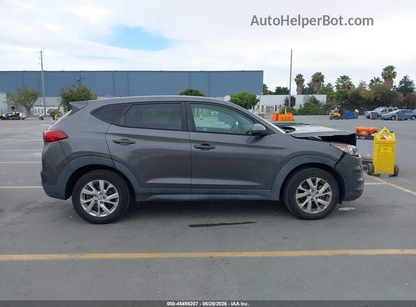 KM8J23A40LU261672 2020 HYUNDAI TUCSON Gray უკანა სალონის ხედი