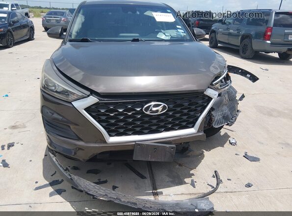 KM8J23A41KU038135 2019 HYUNDAI TUCSON Brown Widok deski rozdzielczej