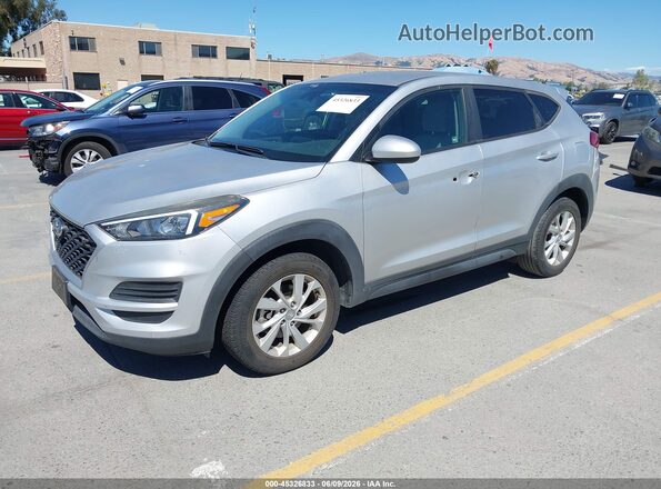 KM8J23A42KU855159 2019 HYUNDAI TUCSON Silver წინა მარცხენა ხედი სამი მეოთხედიდან