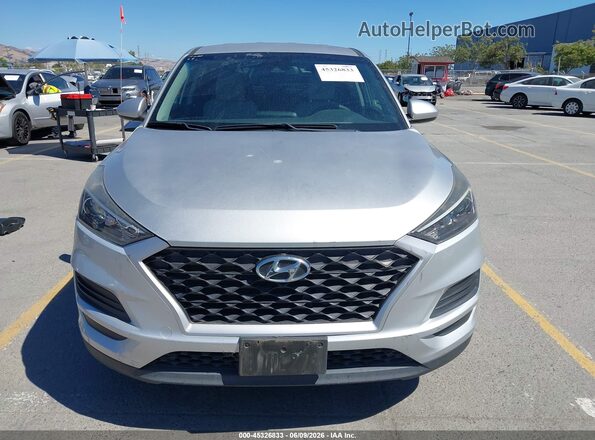 KM8J23A42KU855159 2019 HYUNDAI TUCSON Silver უკანა სალონის ხედი