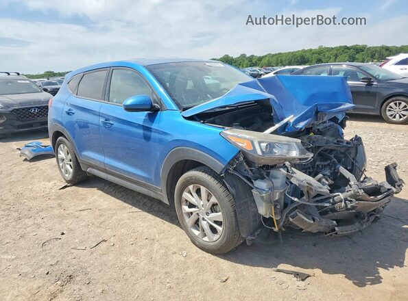 KM8J23A42LU181614 2020 HYUNDAI TUCSON Синий Передняя правая четверть