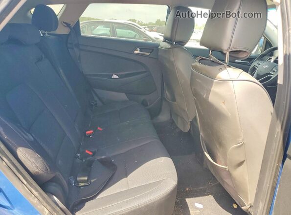 KM8J23A42LU181614 2020 HYUNDAI TUCSON Синий Вид задней части салона