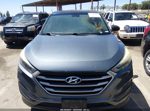 KM8J23A44JU607185 2018 HYUNDAI TUCSON Серый Вид щитка приборов