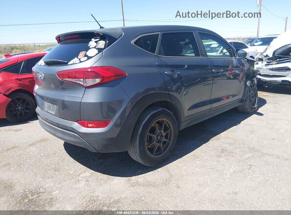 KM8J23A44JU659450 2018 HYUNDAI TUCSON Gray Задня права чверть
