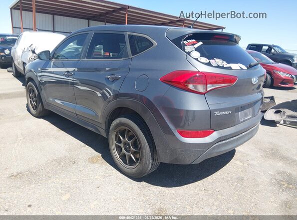 KM8J23A44JU659450 2018 HYUNDAI TUCSON Gray Задня ліва чверть