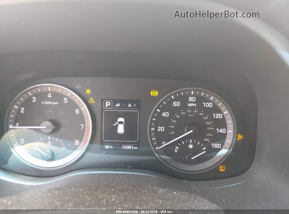 KM8J23A44JU659450 2018 HYUNDAI TUCSON Gray Вид задніх сидінь