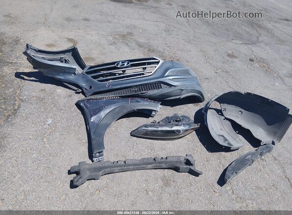 KM8J23A44JU659450 2018 HYUNDAI TUCSON Gray Вид щитка приладів