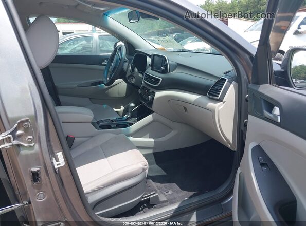 KM8J23A44LU119227 2020 HYUNDAI TUCSON Серый Вид салона спереди