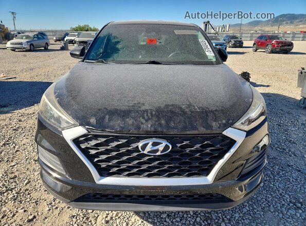 KM8J23A45LU146596 2020 HYUNDAI TUCSON Black Вид спереду