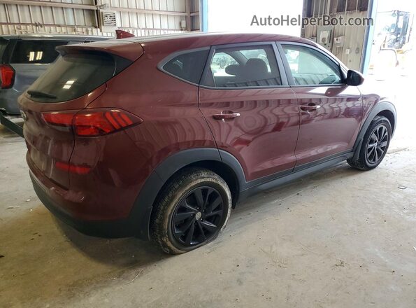KM8J23A45LU239425 2020 HYUNDAI TUCSON Burgundy Trasero derecho