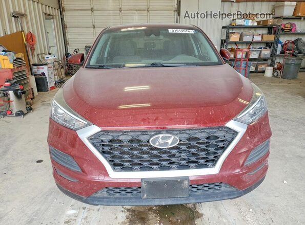 KM8J23A45LU239425 2020 HYUNDAI TUCSON Burgundy Vista frontal