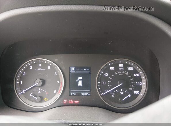 KM8J23A46GU136052 2016 HYUNDAI TUCSON Gray უკანა სავარძლების ხედი