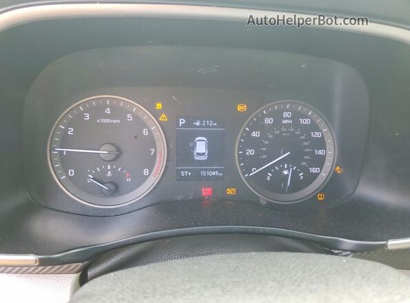 KM8J23A46LU156957 2020 HYUNDAI TUCSON Black Սարքավորումների վահանակի տեսք