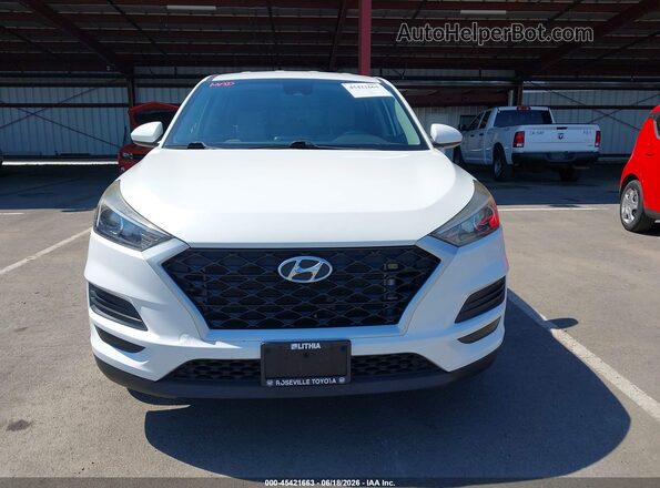 KM8J23A47LU077815 2020 HYUNDAI TUCSON White ხელსაწყოთა პანელის ხედი