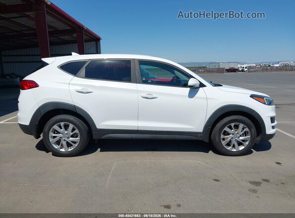KM8J23A47LU077815 2020 HYUNDAI TUCSON White უკანა სალონის ხედი