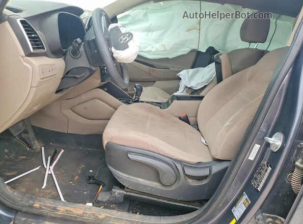 KM8J23A48KU004399 2019 HYUNDAI TUCSON Charcoal Front interior view