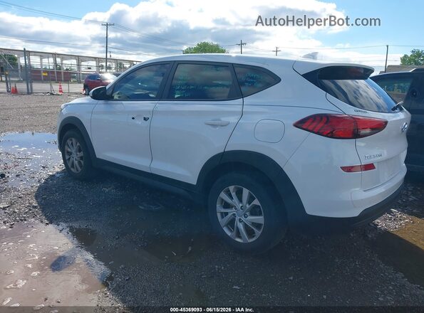 KM8J23A49LU189385 2020 HYUNDAI TUCSON White Rear left