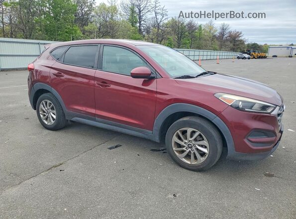 KM8J2CA40JU631354 2018 HYUNDAI TUCSON Maroon Передня права чверть