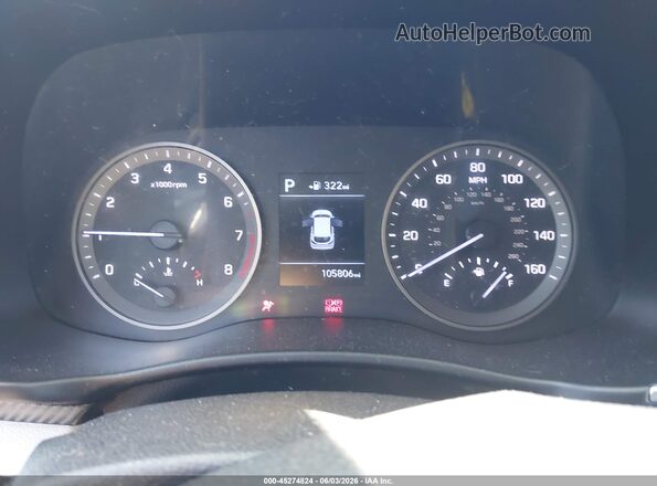 KM8J2CA41KU072866 2019 HYUNDAI TUCSON Black Widok tylnych siedzeń