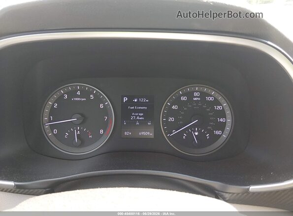 KM8J2CA41KU964194 2019 HYUNDAI TUCSON White Widok tylnych siedzeń