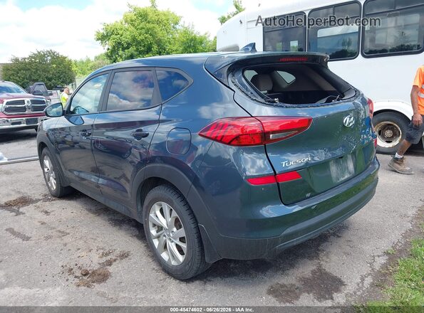 KM8J2CA41KU992402 2019 HYUNDAI TUCSON Blue Հետևի ձախ