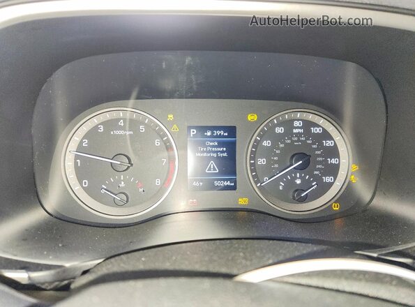 KM8J2CA41LU263527 2020 HYUNDAI TUCSON White Instrument cluster view